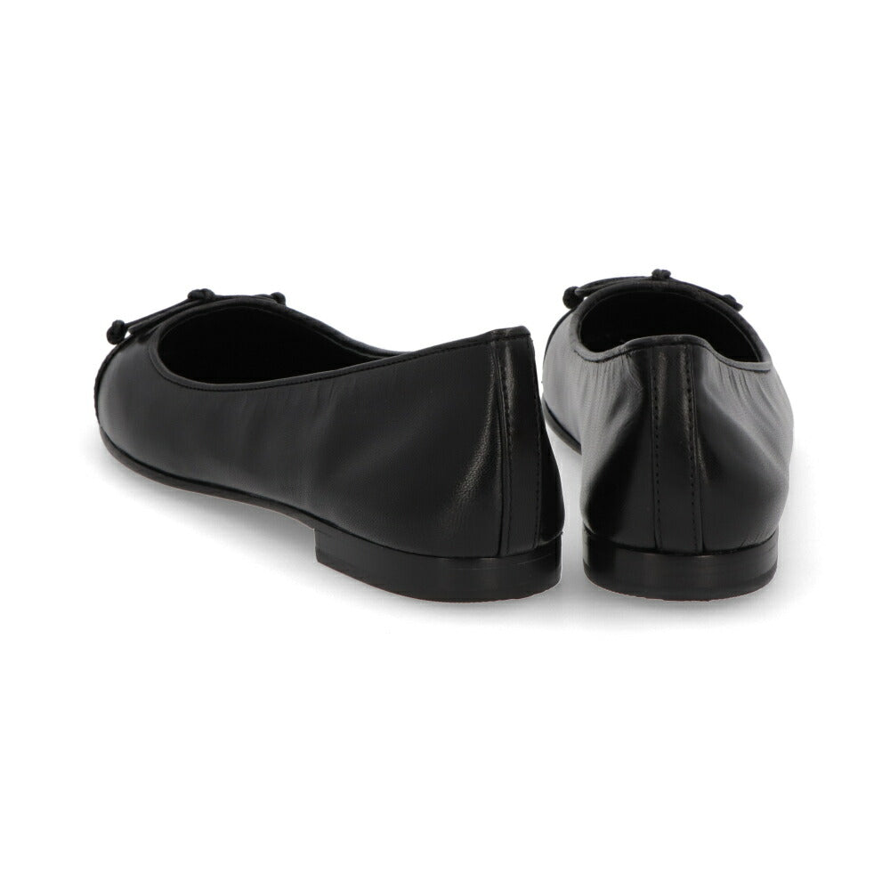 Tory Burch パンプス ブラック フラットシューズ バレエシューズ リボン 154511