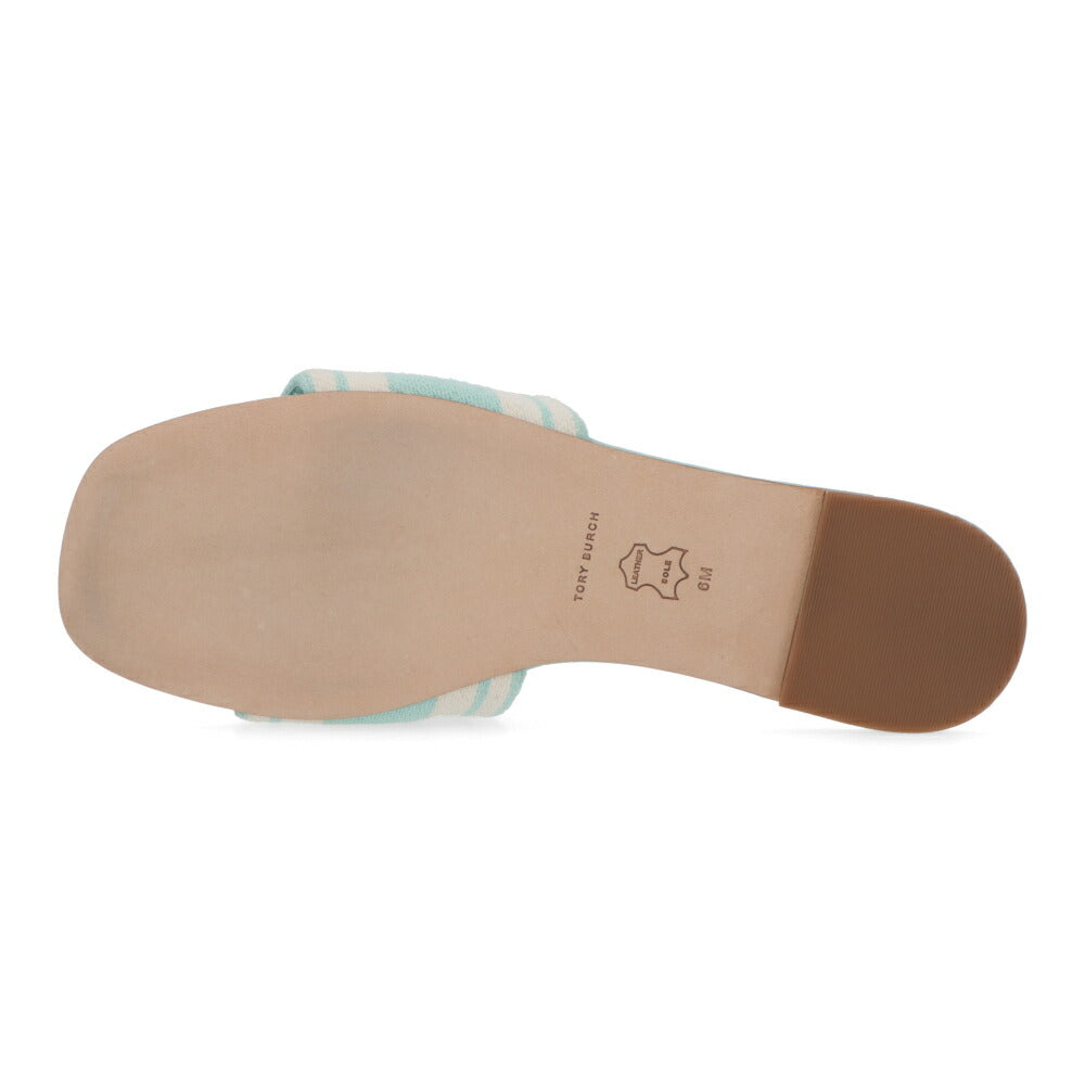 Tory Burch トリーバーチ  サンダル double jacquard slide stripe logo