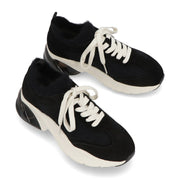 Tory Burch スニーカー GOOD LUCK MOHAIR TRAINER ブラック グッドラックトレーナー スポーティ 148597.006TORY BURCH