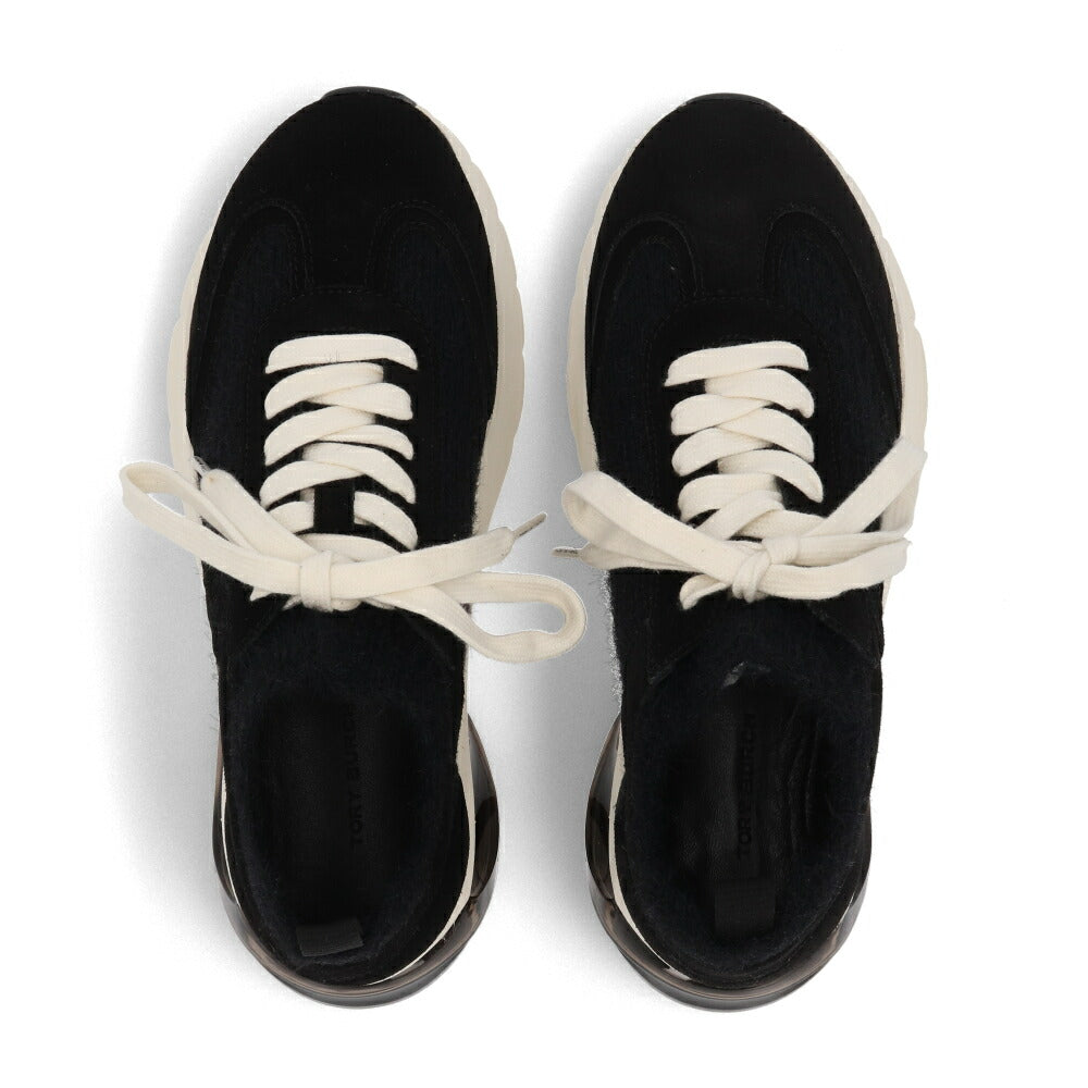 Tory Burch スニーカー GOOD LUCK MOHAIR TRAINER ブラック グッドラックトレーナー スポーティ 148597.006TORY BURCH