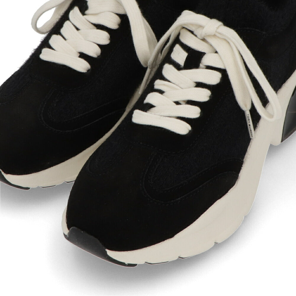 Tory Burch スニーカー GOOD LUCK MOHAIR TRAINER ブラック グッドラックトレーナー スポーティ 148597.006TORY BURCH
