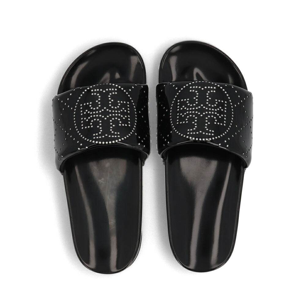 Tory Burch サンダル ブラック スライドサンダル ダブルT 158656