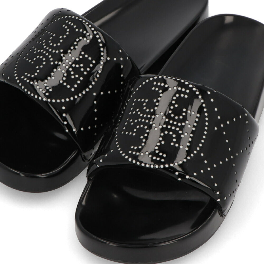Tory Burch サンダル ブラック スライドサンダル ダブルT 158656