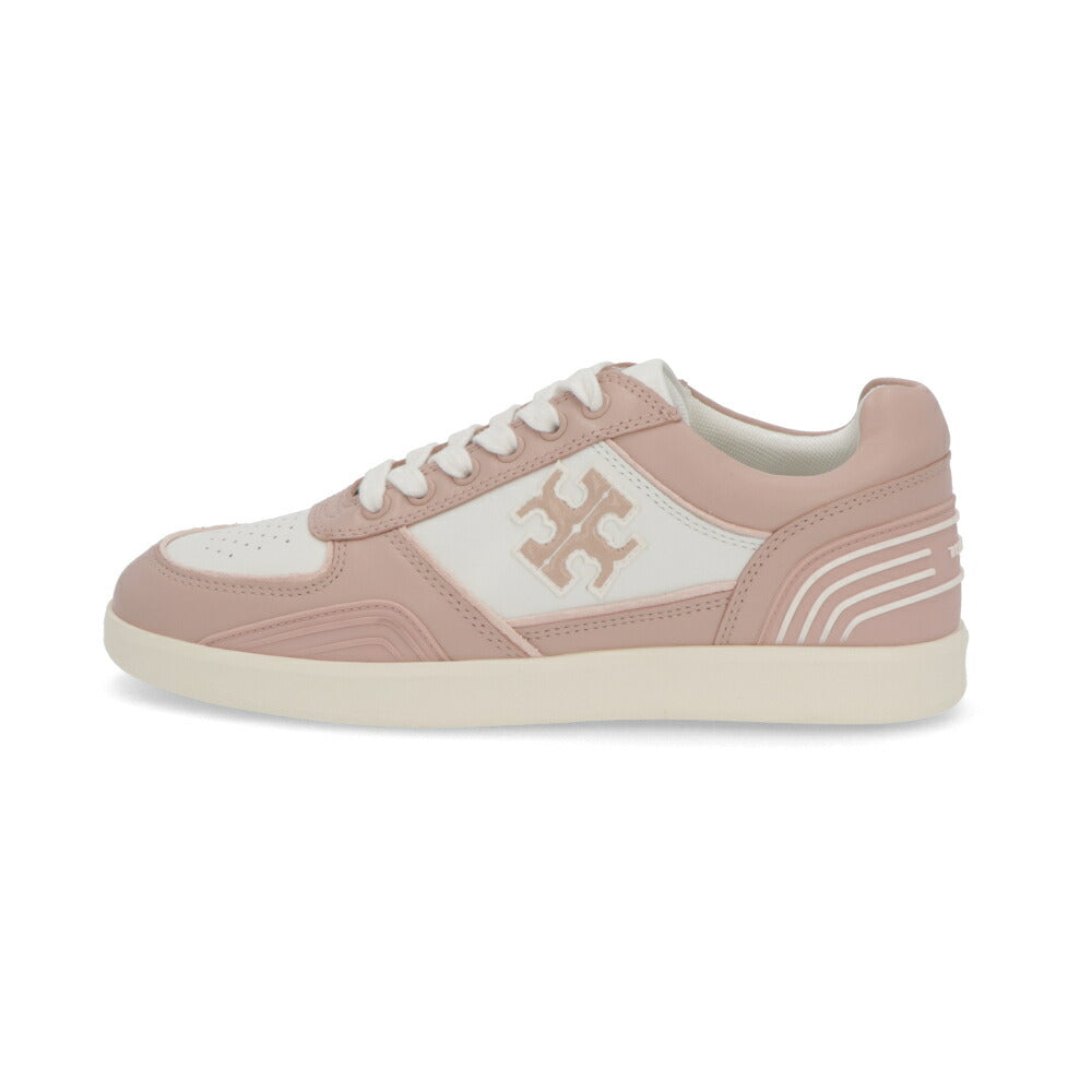 Tory Burch スニーカー CLOVER COURT ピンク×ホワイト スポーティ 152959