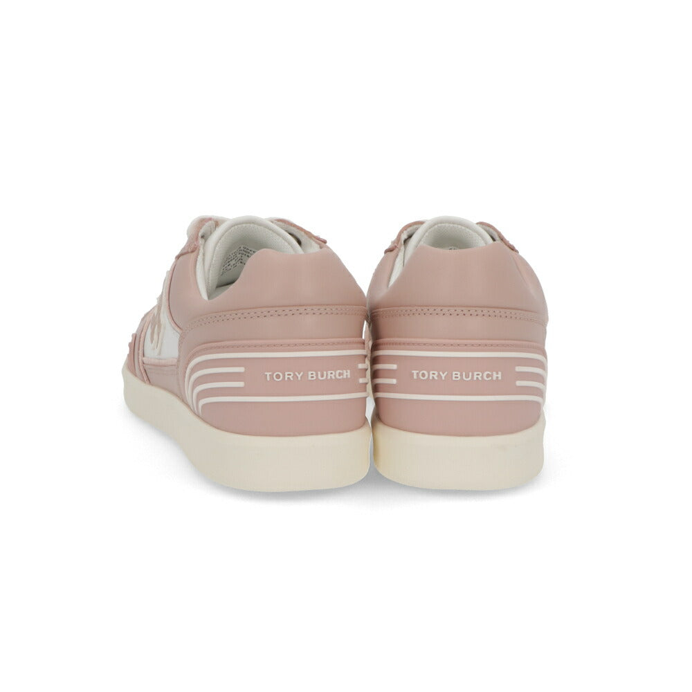 Tory Burch スニーカー CLOVER COURT ピンク×ホワイト スポーティ 152959