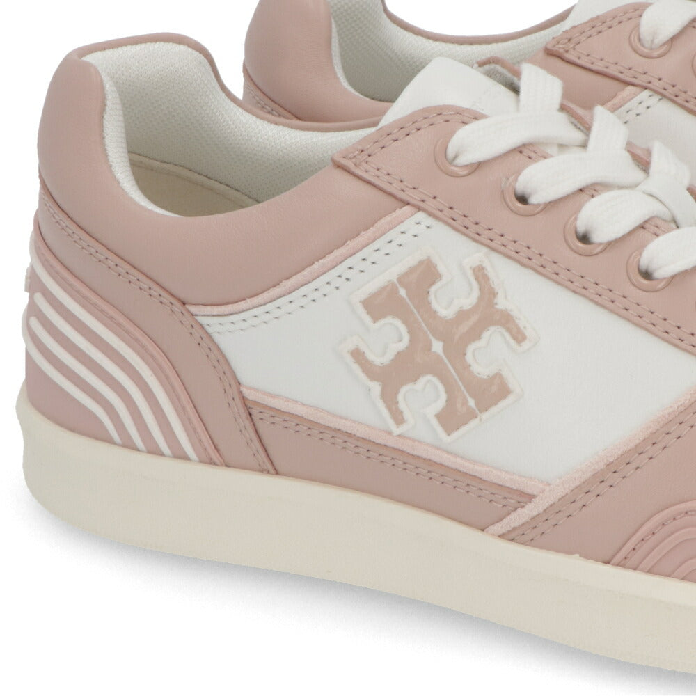 Tory Burch スニーカー CLOVER COURT ピンク×ホワイト スポーティ 152959