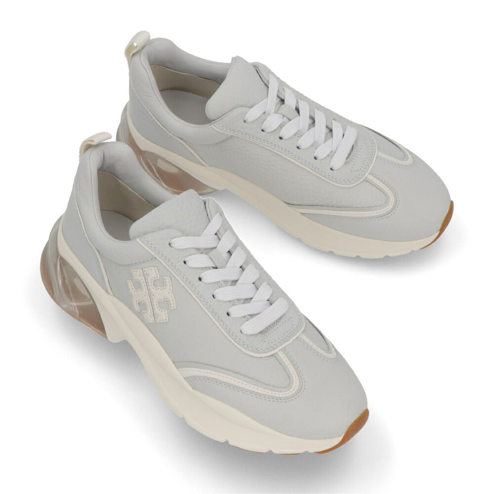 Tory Burch スニーカー Good Luck Trainer パウダーブルー×オフホワイト グッドラックトレーナー クリアソール 158659