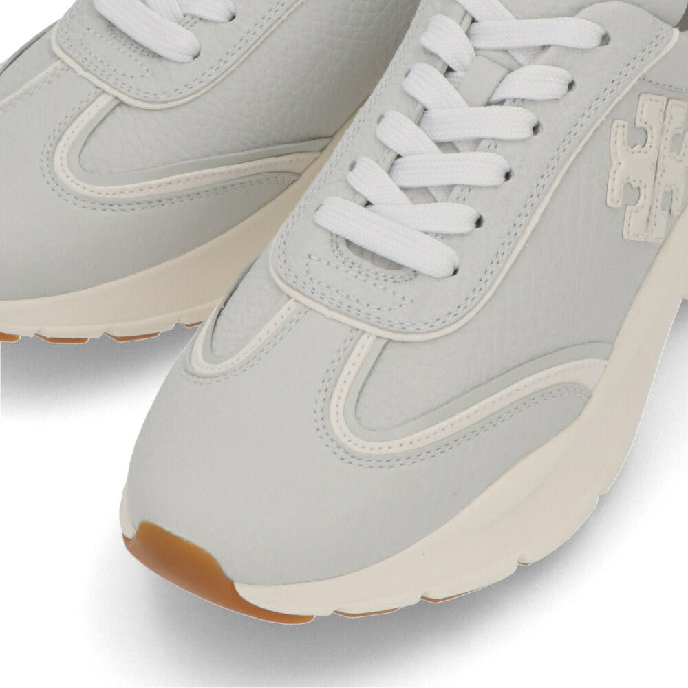 Tory Burch スニーカー Good Luck Trainer パウダーブルー×オフホワイト グッドラックトレーナー クリアソール 158659