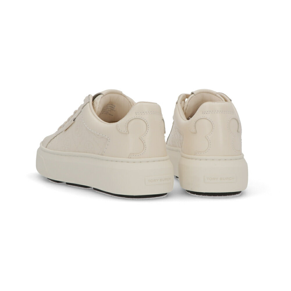 Tory Burch スニーカー ベージュ アイボリー モノグラム 161489