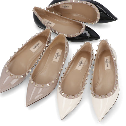 ヴァレンティノ パンプス ロックスタッズ バレリーナ