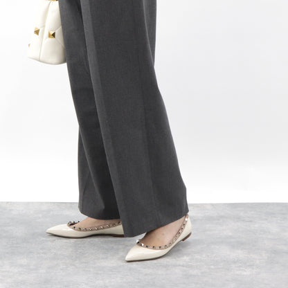 ヴァレンティノ パンプス ロックスタッズ バレリーナ