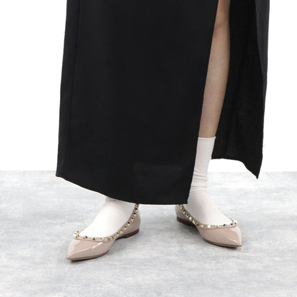 ヴァレンティノ パンプス ロックスタッズ バレリーナ