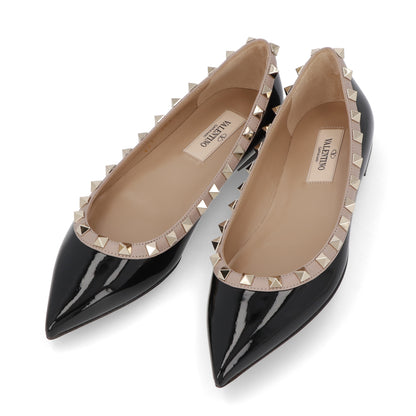 ヴァレンティノ パンプス ロックスタッズ バレリーナ
