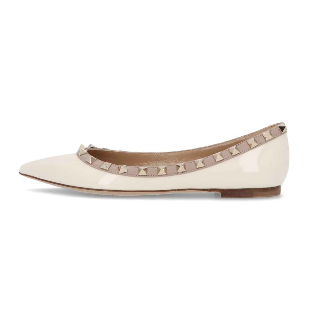 ヴァレンティノ パンプス ロックスタッズ バレリーナ