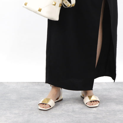 ヴァレンティノ フラットサンダル ワンスタッズ ストラップ