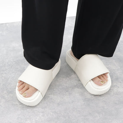 ADIDAS アディダス Y-3 ワイスリー ヨウジヤマモト FZ6402/SLIDES サンダル WHITE オフホワイト 厚底 ビーチサンダル