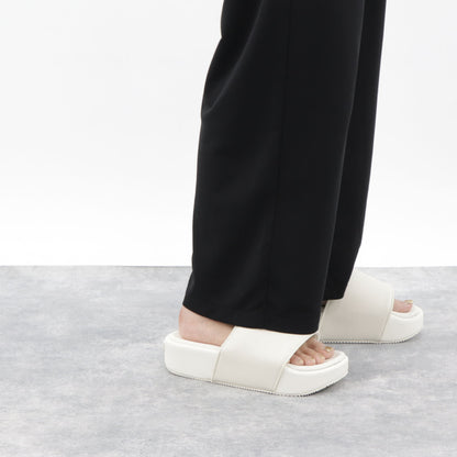 ADIDAS アディダス Y-3 ワイスリー ヨウジヤマモト FZ6402/SLIDES サンダル WHITE オフホワイト 厚底 ビーチサンダル