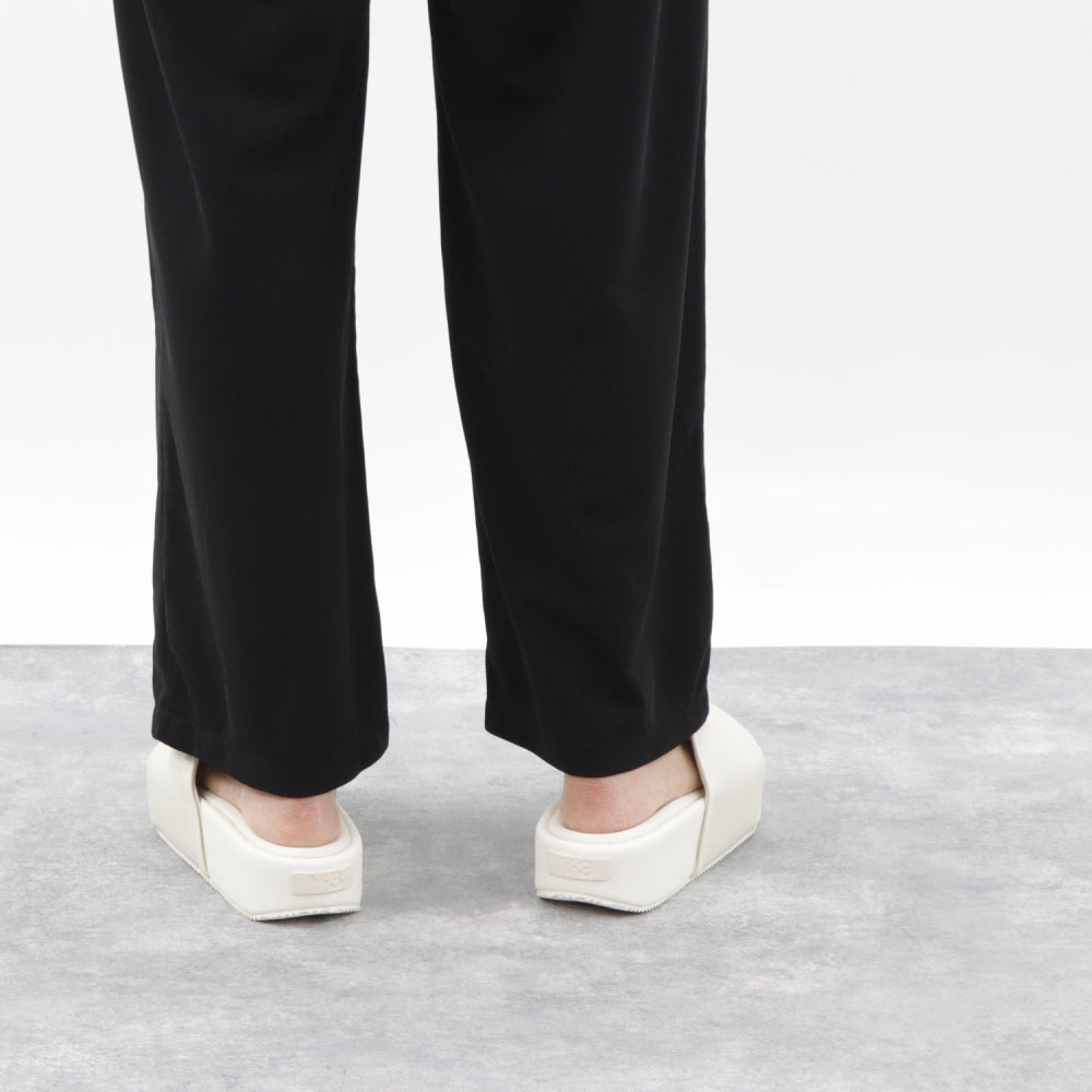 ADIDAS アディダス Y-3 ワイスリー ヨウジヤマモト FZ6402/SLIDES サンダル WHITE オフホワイト 厚底 ビーチサンダル