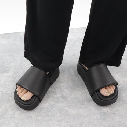 ADIDAS アディダス Y-3 ワイスリー ヨウジヤマモト FZ6403/SLIDES サンダル BLACK ブラック 厚底 ビーチサンダル 新品