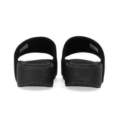 ADIDAS アディダス Y-3 ワイスリー ヨウジヤマモト FZ6403/SLIDES サンダル BLACK ブラック 厚底 ビーチサンダル 新品
