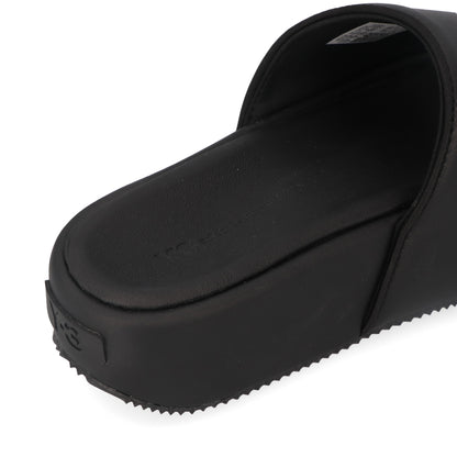 ADIDAS アディダス Y-3 ワイスリー ヨウジヤマモト FZ6403/SLIDES サンダル BLACK ブラック 厚底 ビーチサンダル 新品