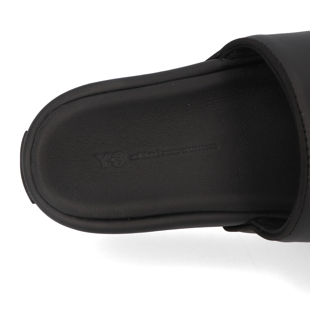 ADIDAS アディダス Y-3 ワイスリー ヨウジヤマモト FZ6403/SLIDES サンダル BLACK ブラック 厚底 ビーチサンダル 新品