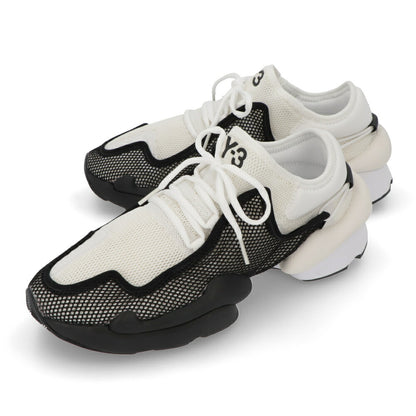 ワイスリー Y-3 シューズ スニーカー メンズ ren ホワイト×ブラック メッシュ  厚底 ロゴ メッシュ ツートンカラー アディダス ローカット EF2560