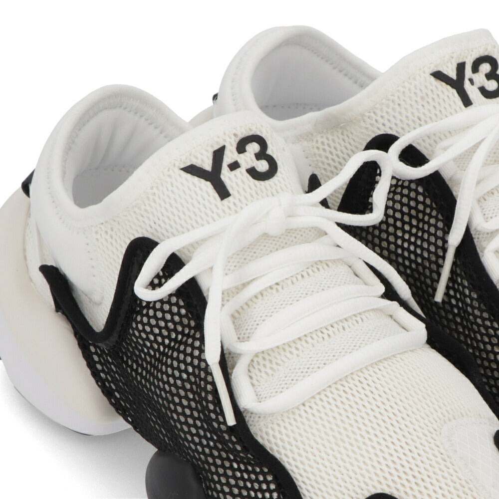 ワイスリー Y-3 シューズ スニーカー メンズ ren ホワイト×ブラック メッシュ  厚底 ロゴ メッシュ ツートンカラー アディダス ローカット EF2560