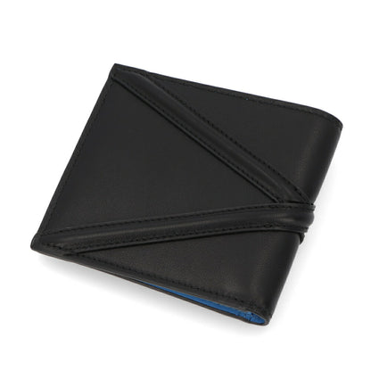 ALEXANDERMCQUEEN ブラック バイカラー ミニ財布 726320