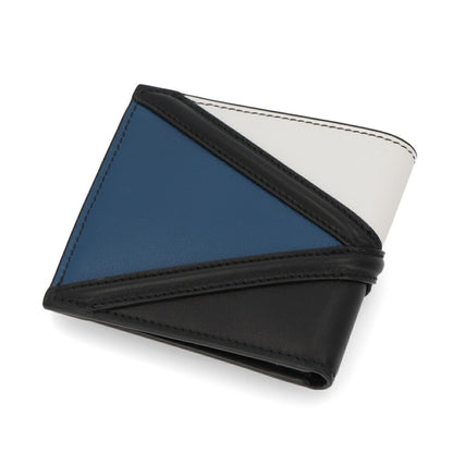 ALEXANDERMCQUEEN ブラック系 バイカラー ミニ財布 726320