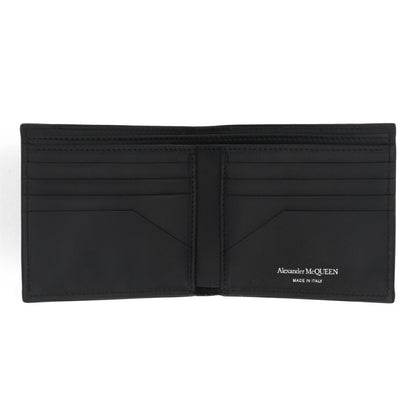 ALEXANDERMCQUEEN ブラック系 バイカラー ミニ財布 726320