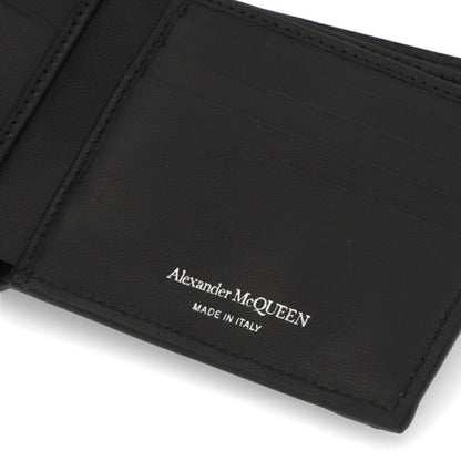 ALEXANDERMCQUEEN ブラック系 バイカラー ミニ財布 726320