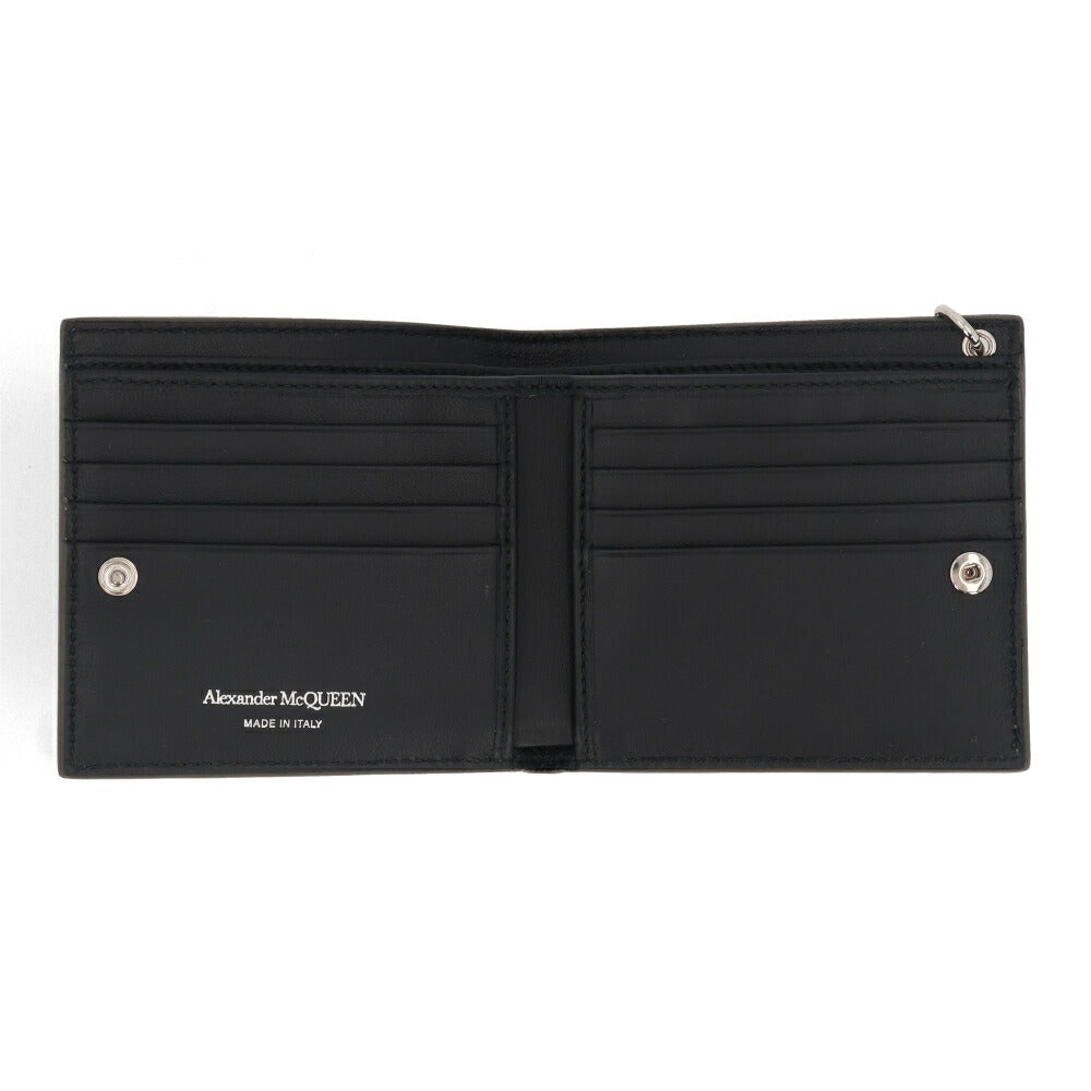 ALEXANDERMCQUEEN カーキ チェーン ミニ財布 775292