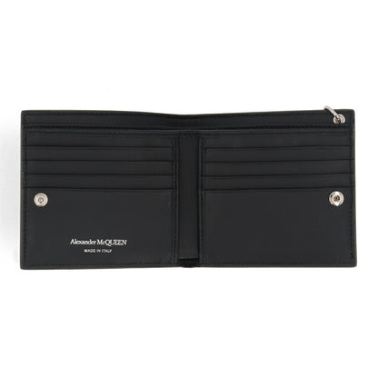 ALEXANDERMCQUEEN カーキ チェーン ミニ財布 775292