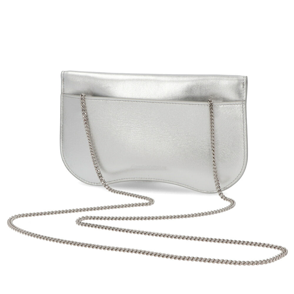 ALEXANDERMCQUEEN ショルダーバッグ Seal Phone Mini Chain Bag シルバー 779228