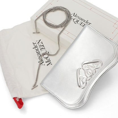 ALEXANDERMCQUEEN ショルダーバッグ Seal Phone Mini Chain Bag シルバー 779228