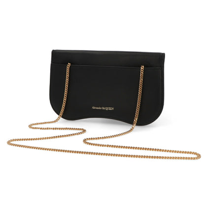 ALEXANDERMCQUEEN ショルダーバッグ Seal Phone Mini Chain Bag ブラック 779228