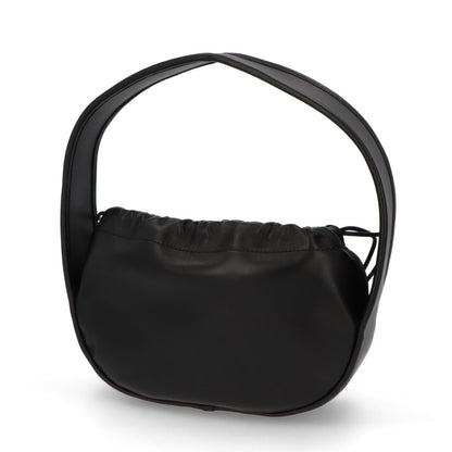 アレキサンダーワン ALEXANDER WANG バッグ ハンドバッグ レディース ブラック レザー ロゴ スモールバッグ ドローストリング