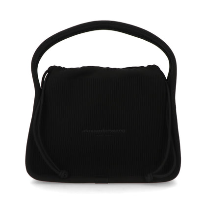 アレキサンダーワン ALEXANDER WANG バッグ ハンドバッグ レディース ブラック ポリエステル ナイロン ロゴ ニット スモールバッグ ドローストリング