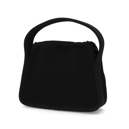 アレキサンダーワン ALEXANDER WANG バッグ ハンドバッグ レディース ブラック ポリエステル ナイロン ロゴ ニット スモールバッグ ドローストリング