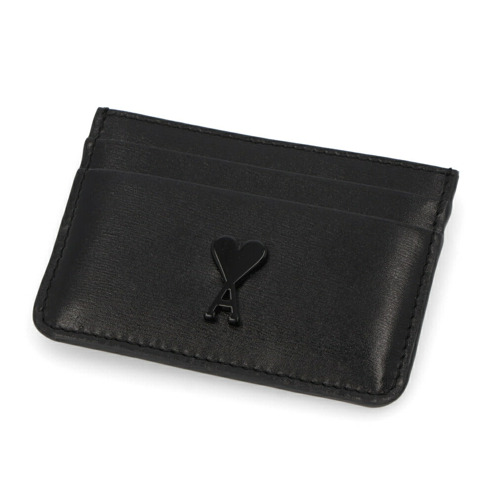 AMI PARIS カードケース ADC CARD HOLDER ブラック パスケース ハートロゴ USL013.830