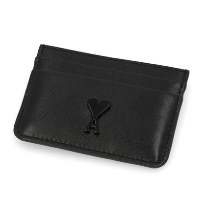 AMI PARIS カードケース ADC CARD HOLDER ブラック パスケース ハートロゴ USL013.830