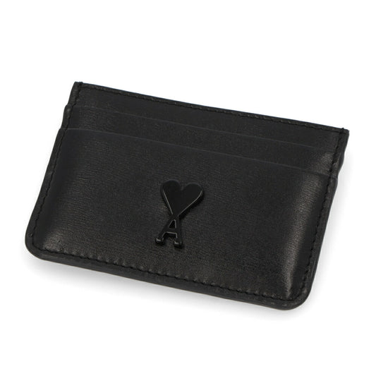 AMI PARIS カードケース ADC CARD HOLDER ブラック パスケース ハートロゴ USL013.830