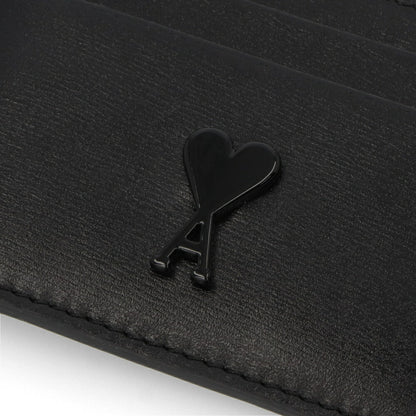 AMI PARIS カードケース ADC CARD HOLDER ブラック パスケース ハートロゴ USL013.830
