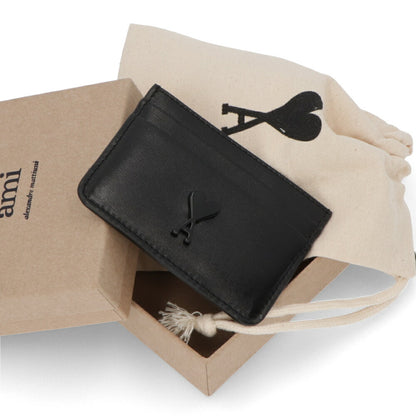 AMI PARIS カードケース ADC CARD HOLDER ブラック パスケース ハートロゴ USL013.830