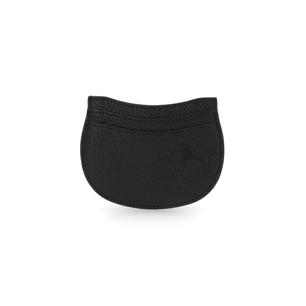 BURBERRY バーバリー ユニセックス 雑貨 カードケース ブラック レザー Locking Hole Card Case 8082266