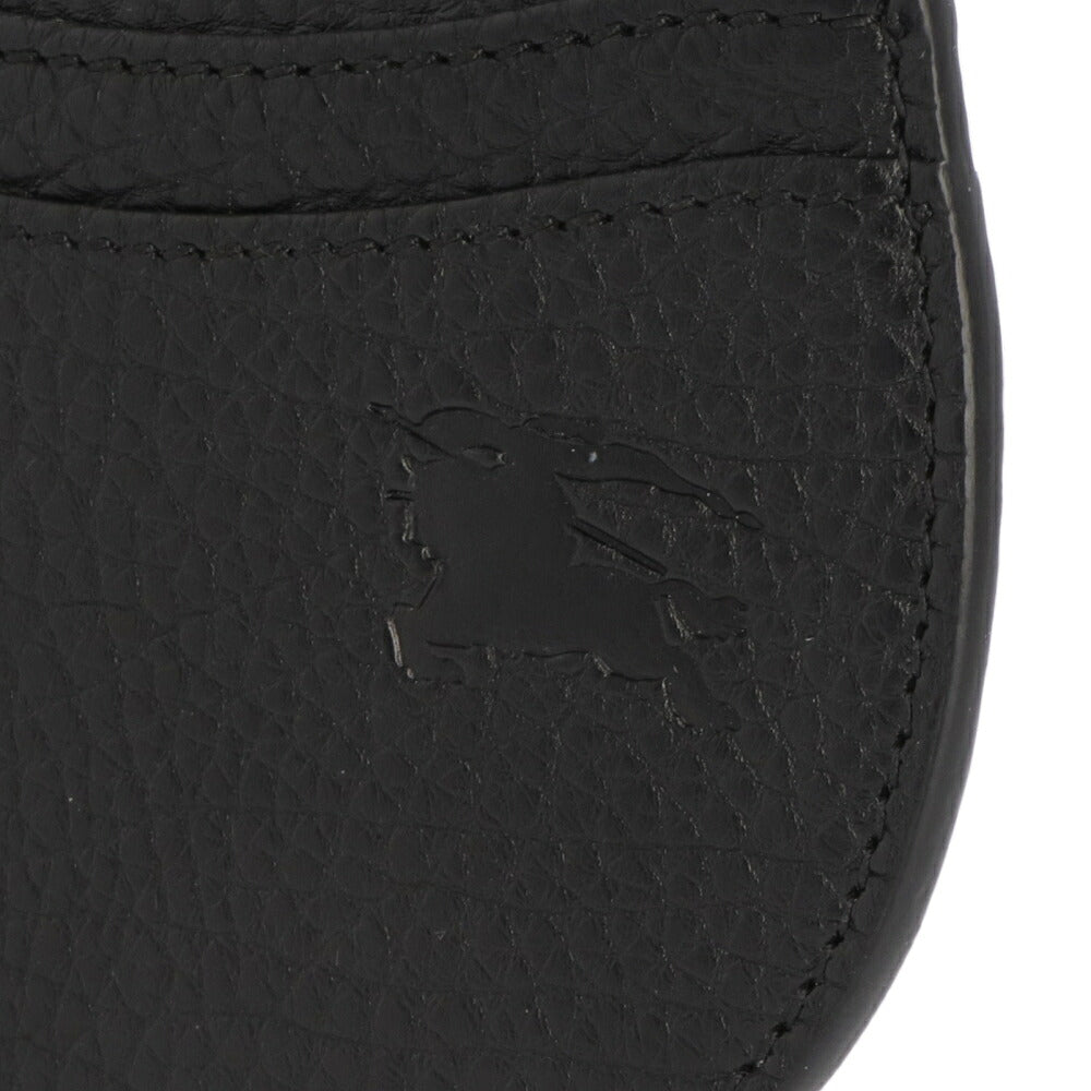 BURBERRY バーバリー ユニセックス 雑貨 カードケース ブラック レザー Locking Hole Card Case 8082266