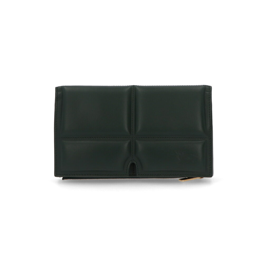 BURBERRY バーバリー ユニセックス 財布 長財布 LS B CUT LARGE BIFOLD PNN グリーン 羊革 レザー ロングウォレット 二つ折り長財布 8083523