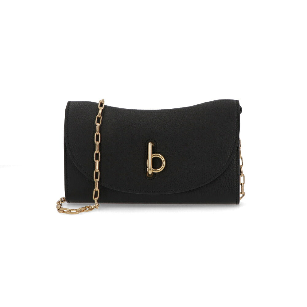 BURBERRY バーバリー レディース バッグ ショルダーバッグ ブラック カーフレザー チェーンウォレット ショルダーウォレット 8095481