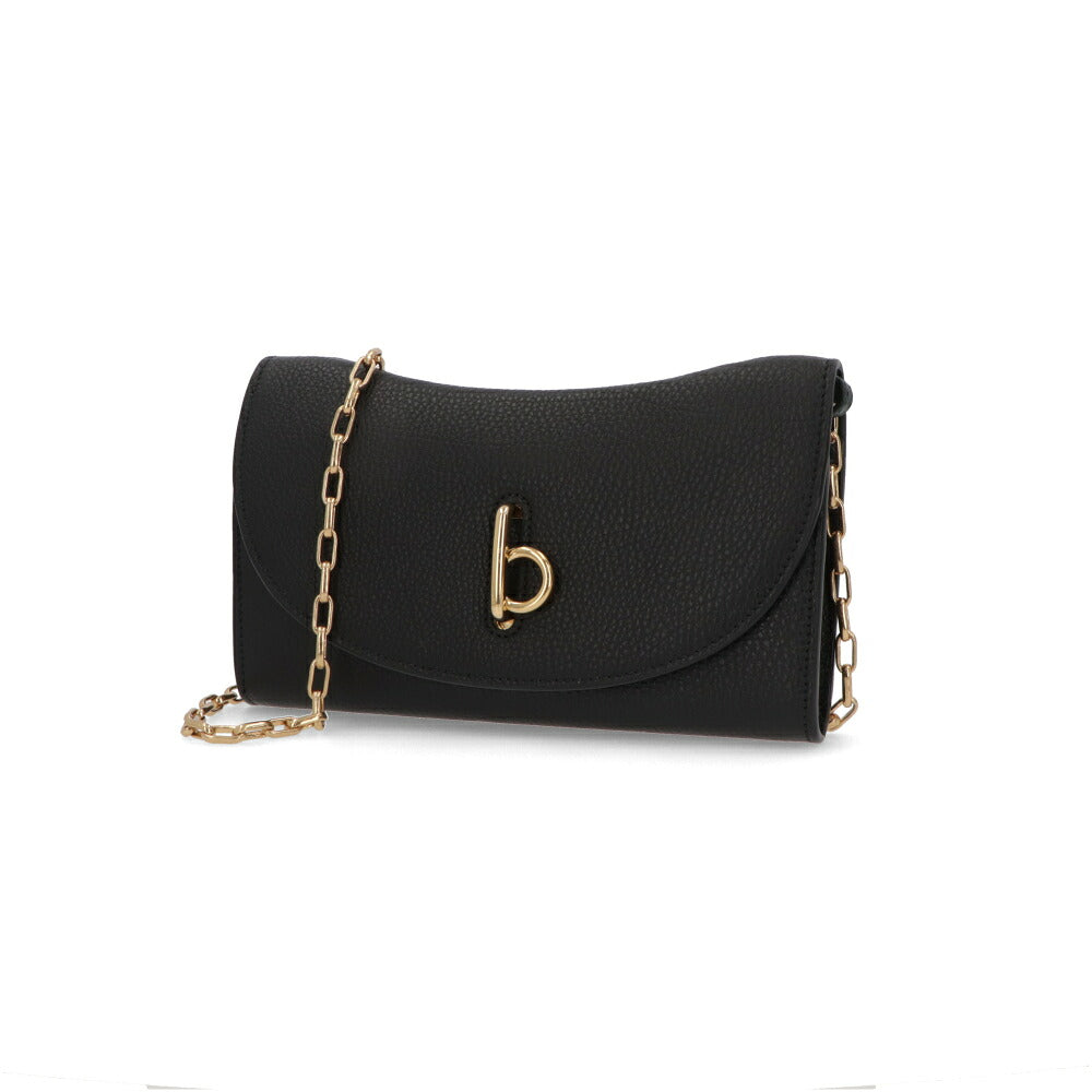 BURBERRY バーバリー レディース バッグ ショルダーバッグ ブラック カーフレザー チェーンウォレット ショルダーウォレット 8095481